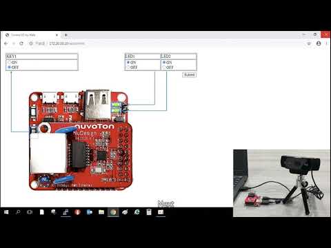 NUC980 Chili board Demo, including Ethernet, WiFi, USB camera and NFS function