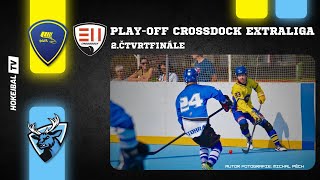 Play-off CROSSDOCK Extraligy hokejbalu | HC Kert Park Praha vs. SK Hokejbal Letohrad |2. Čtvrtfinále