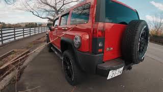 Hummer H3 Red 🖤 japan #japan#h3 08 Hummer H3 Red