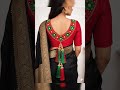 Unique Blouse Back Neck Design Ideas 💫#viral #blouse #fashion #design #shorts #yt