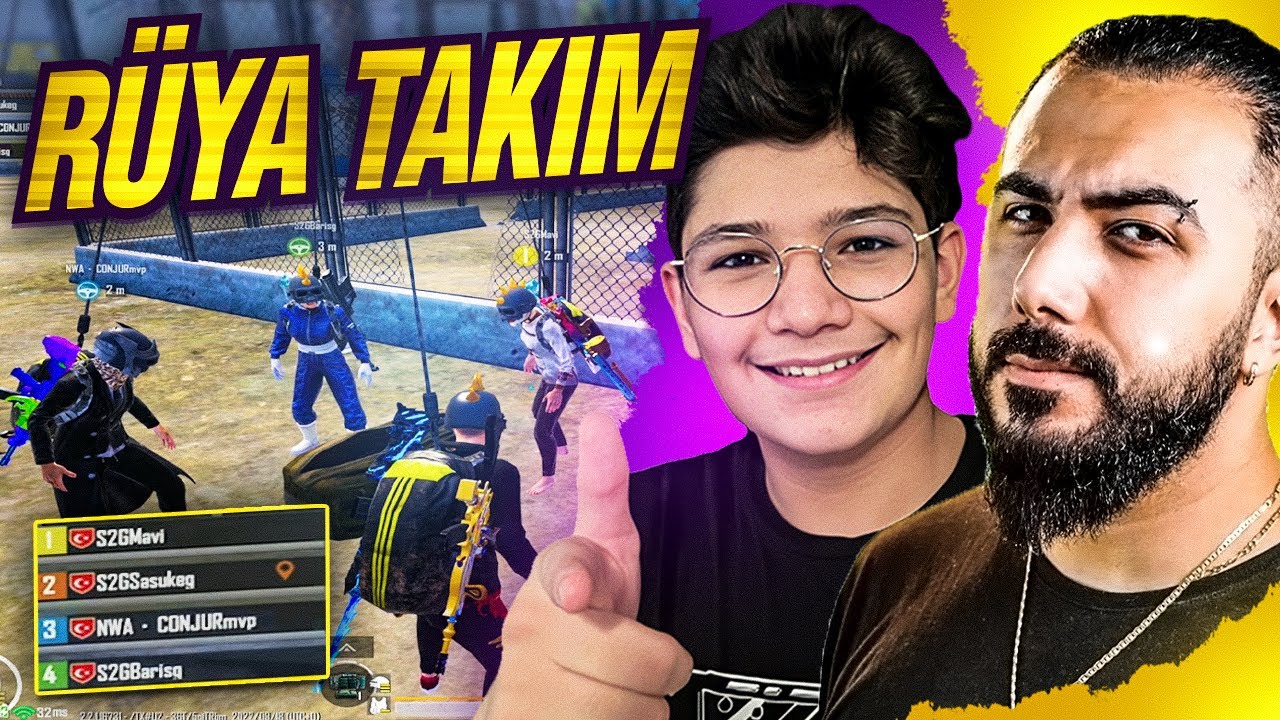 RÜYA TAKIM İLE RANK MAÇI!😳 | PUBG MOBİLE