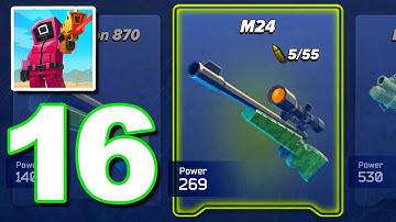 Pixel Combat: Zombies Strike - Gameplay Walkthrough Part 16 - M24 (Android Games)