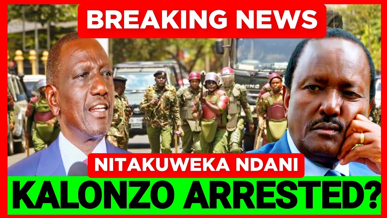 BREAKING NEWS! Former DP Kalonzo Musyoka Arrested? WHO KILLED CDF OGOLLA?