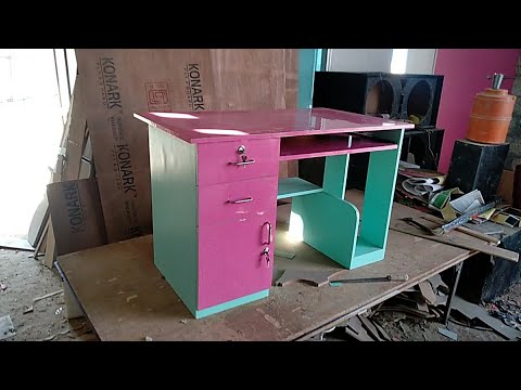 How To Make a Computer Table, Computer Setup, Computer Table, Counter, Computer, Creative