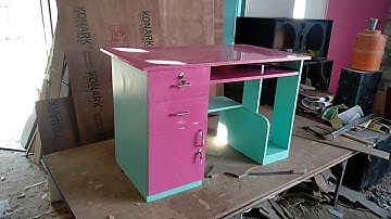 How To Make a Computer Table, Computer Setup, Computer Table, Counter, Computer, Creative xyz,