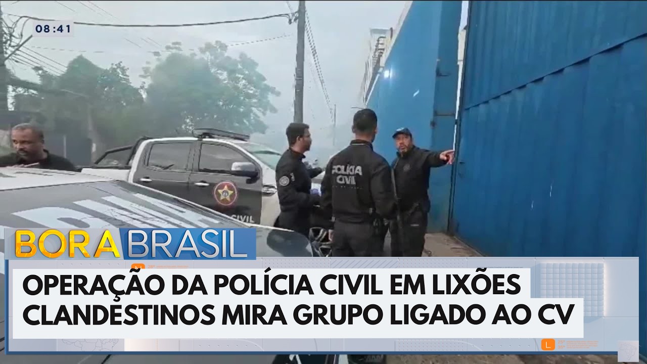 Operação busca grupo ligado ao CV em lixões clandestinos no RJ | Bora Brasil