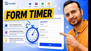 Countdown timer in Forms for online exams, quizzes, recruitment tests, or surveys | FormNX