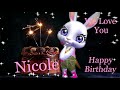 Nicole Birthday Song - Happy Birthday Dear Nicole