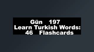 Learn Turkish Words: 46 Flashcards screenshot 5