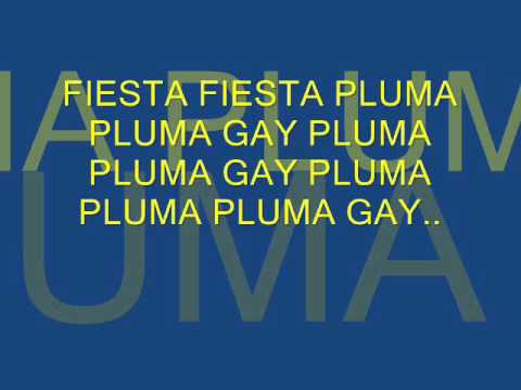 Pluma Pluma Gay Letra 19