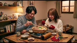 【RED GLOVES赤い手袋】#red #gloves #knit #warm #love #couple #memories #winter