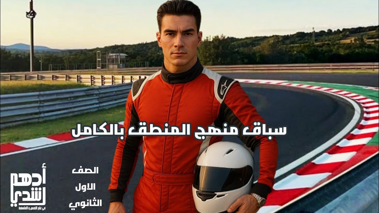 مراجعة نهائية لمنهج المنطق بالكامل للصف الاول الثانوي مستر ادهم رشدي