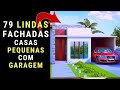 🔊Fachadas de Casas Pequenas com Garagem na Frente (MODELOS INCRÍVEIS!)