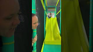 The new Chuck E. Cheese slide 😃#chuckecheese #games #fun ￼