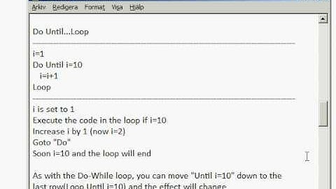 Diffrent way to Loop in a VBScript - Tutorial