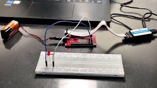 Digital Lab S5G1 - Verification of the slow clock through blinking LED demonstration screenshot 4