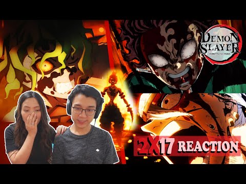 Demon Slayer (鬼滅の刃) 2x17 | "Never Give Up" | REACTING TO THEIR LAST STAND