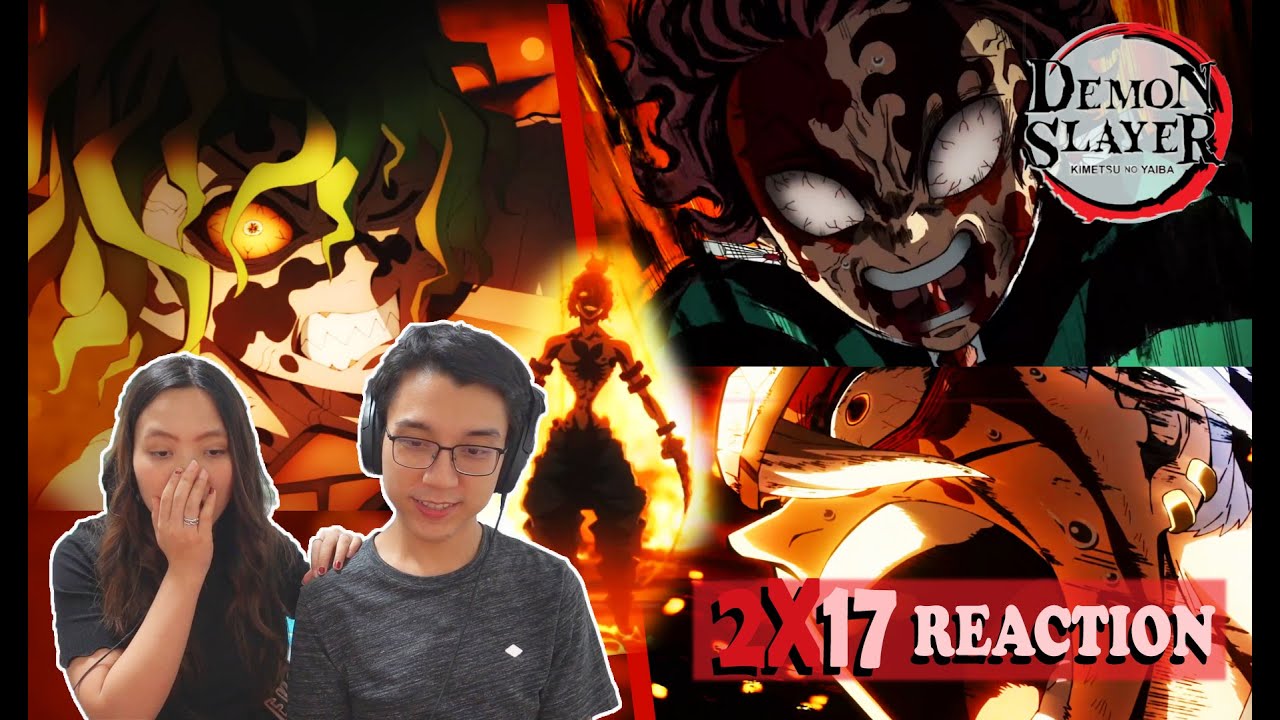 Demon Slayer (鬼滅の刃) 2x17 | "Never Give Up" | REACTING TO THEIR LAST STAND
