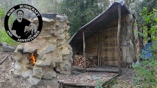 Primitive Stone Bushcraft Pottery Kiln Build