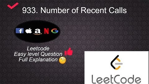 933. Number of Recent Calls | Easy level Question | Leetcode Easy Level Questions Complete Playlist
