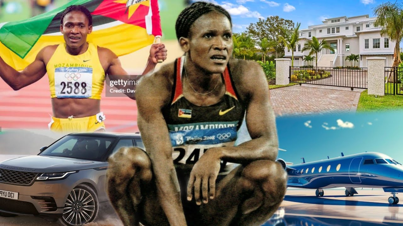 Maria da Lurdes Mutola! atleta moçambicana, campeã dos 800m nos Jogos Olímpicos de Sydney em 2000