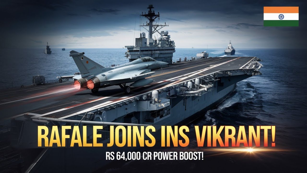 India's Rs 64,000 Cr Rafale Deal: INS Vikrant's New Power!