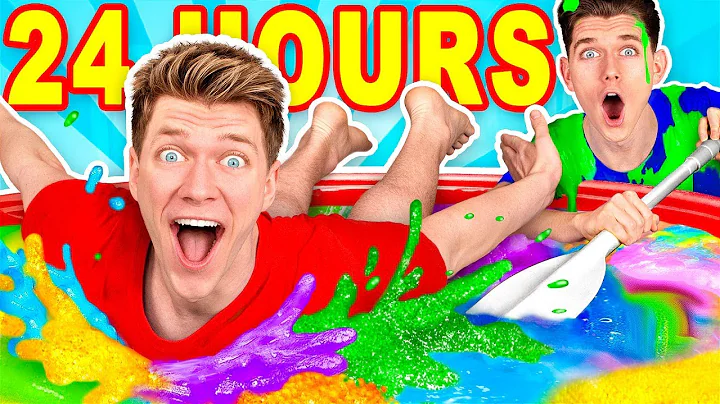 Mixing $10,000 of Slime Challenge & Learn How To M...
