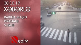 Bakıda Maşın Piyadanı Vurub