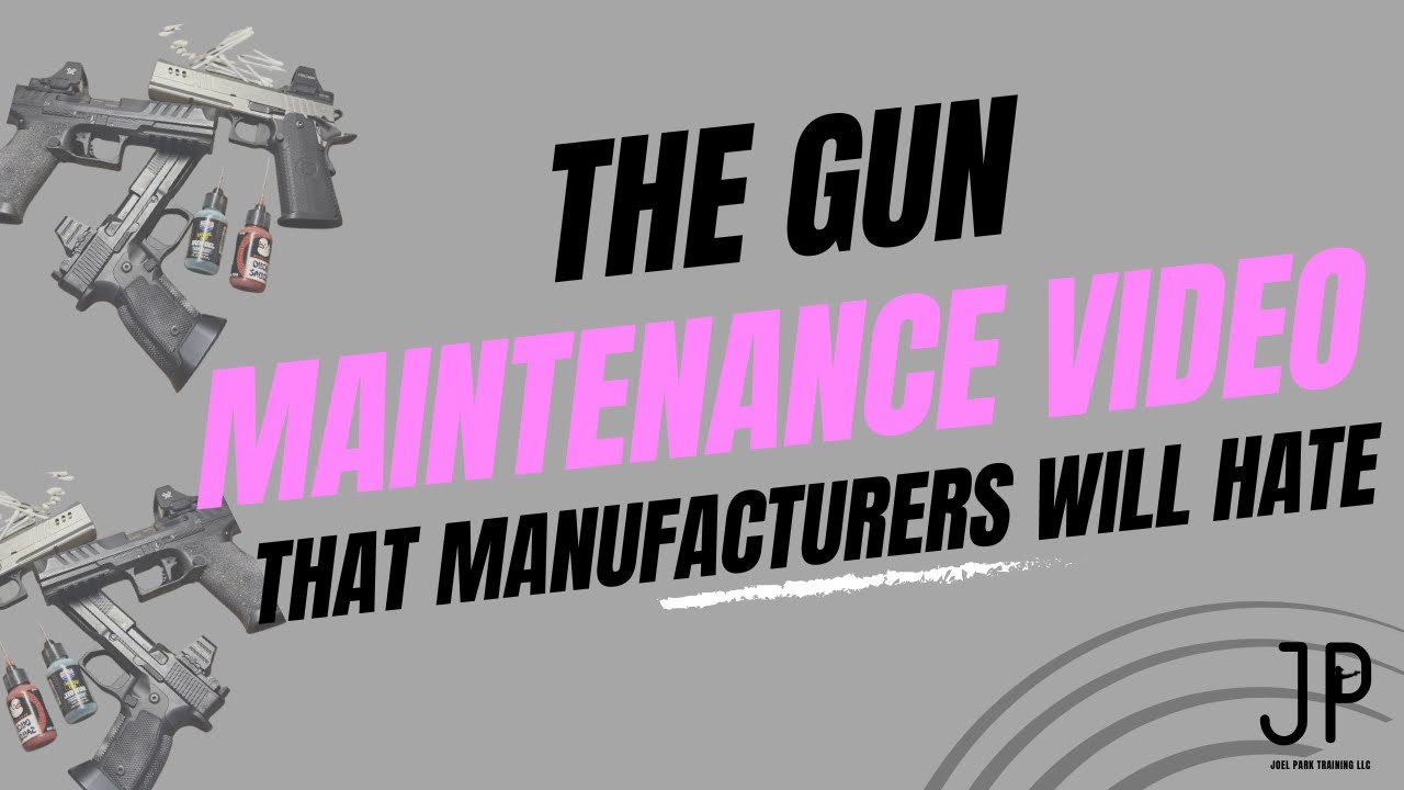 Видеоинструкция по уходу за оружием не понравится производителям.