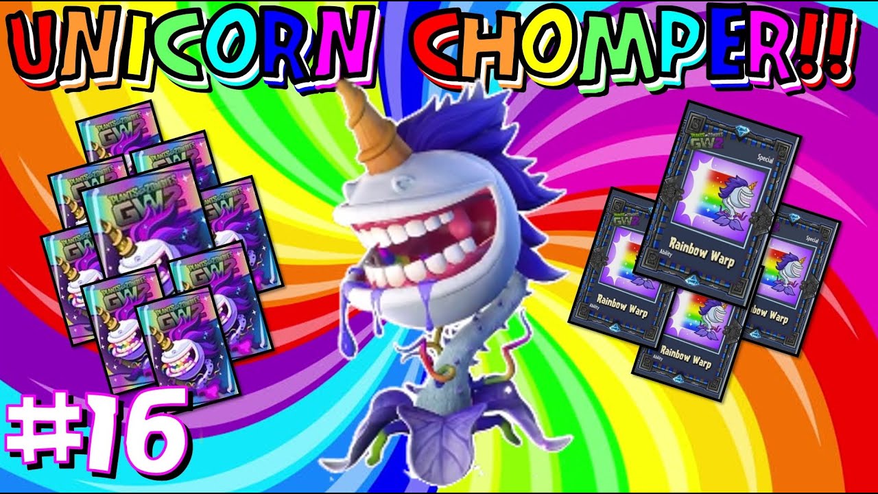 UNICORN CHOMPER!! Plants vs Zombies Garden Warfare 2