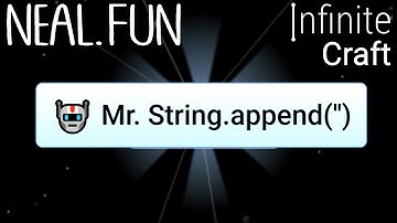How to Make Mr. String.append(