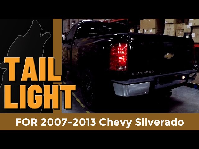 2007-2013 Chevy Silverado 1500 2500 3500 LED Taillight install