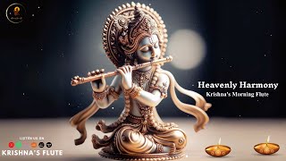 Krishna Morning Flute || Heavenly Harmony, Stress Relief, Anxiety and Depressive States 24/92