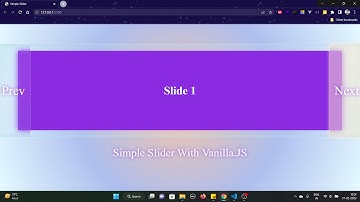 Simple Slider | Glassmorphism Web Slider - Vanilla.JS