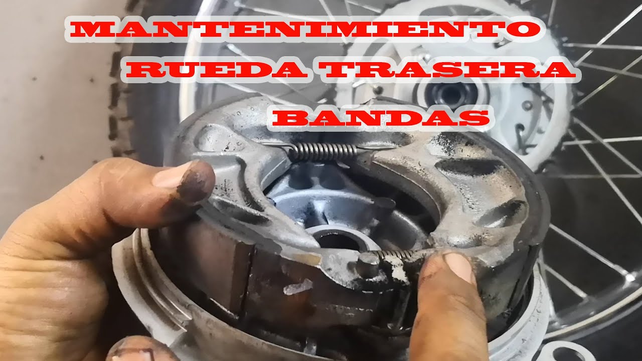 MANTENIMIENTO RUEDA TRASERA,(BANDAS,RODAMIENTOS)