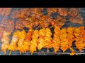 Bbq chicken  grilled chicken  thailand street food  food penguin channel