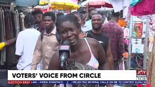 Voters Voice: Electorates at Kwame Nkrumah Circle share what will influence their vote