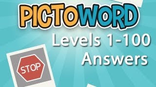 Pictoword Levels 1-100 Answers