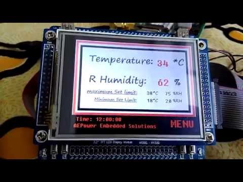 Samir demo for rh+temp with gprs sms connectivity