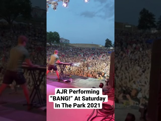 AJR Performing “BANG!” At Saturday In The Park 2021