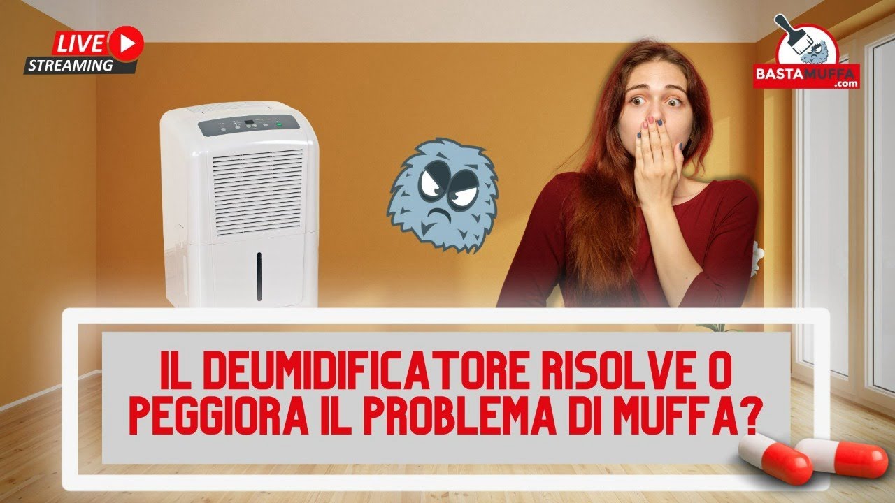 MUFFA IN PILLOLE] - Il deumidificatore risolve o peggiora il problema di  muffa? 