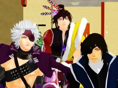 【MMD戦国BASARA】筆頭と風雲児でエアボトリオのEVERYBODY