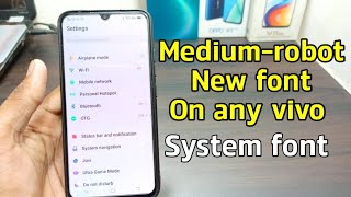 Medium-robot font for any vivo // system font vivo screenshot 1