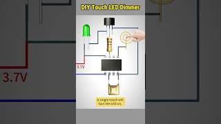 Touch Control LED Dimmer with Brightness Memory #diy