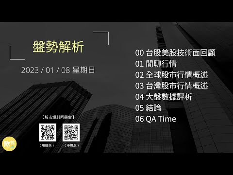 最新就業數據與採購經理人指數解讀｜台股即將走大型股行情？｜美股台股技術分析｜台股｜歐拉｜20230108