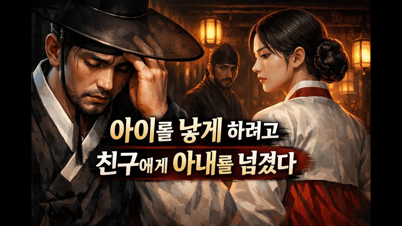 대를 잇기 위해 친구에게 아내를 맡긴 남자의 처절한 이야기ㅣ민담ㅣ설화ㅣ전설ㅣ조선야담ㅣ옛날이야기ㅣ오디오북 ㅣ씨내리
