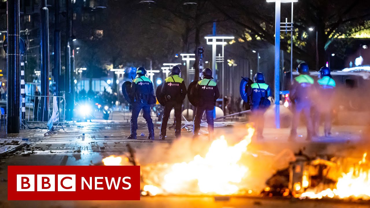 Further Europe unrest amid Covid protests - BBC News - YouTube