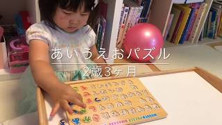 ２歳 お家 モンテッソーリ    円柱さし  シール貼り パズル