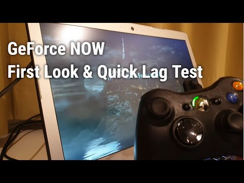 GeForce NOW First Look and Quick Lag Test on Release Day!