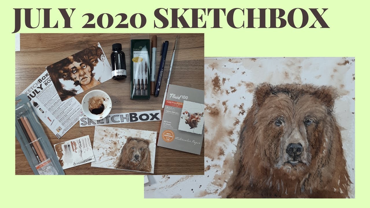 July 2020 Sketchbox Unbox and Create